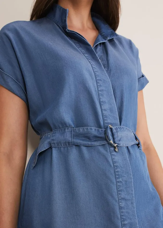 Phase Eight Dresses Tilda Chambray Dress Chambray 8211 Women