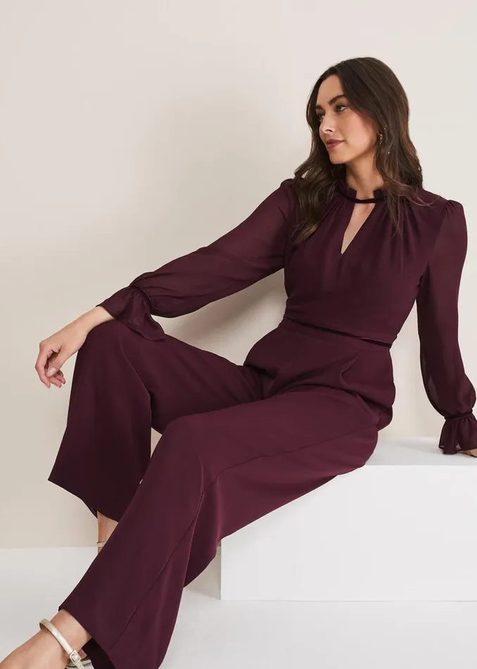 Phase Eight Dresses Una Jumpsuit Plum 8211 Women