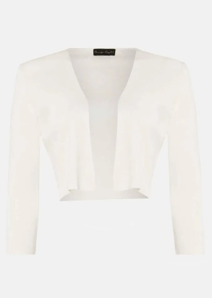 Phase Eight Jackets Salma Lightweight Knitted Jacket Ivory 8211 Women