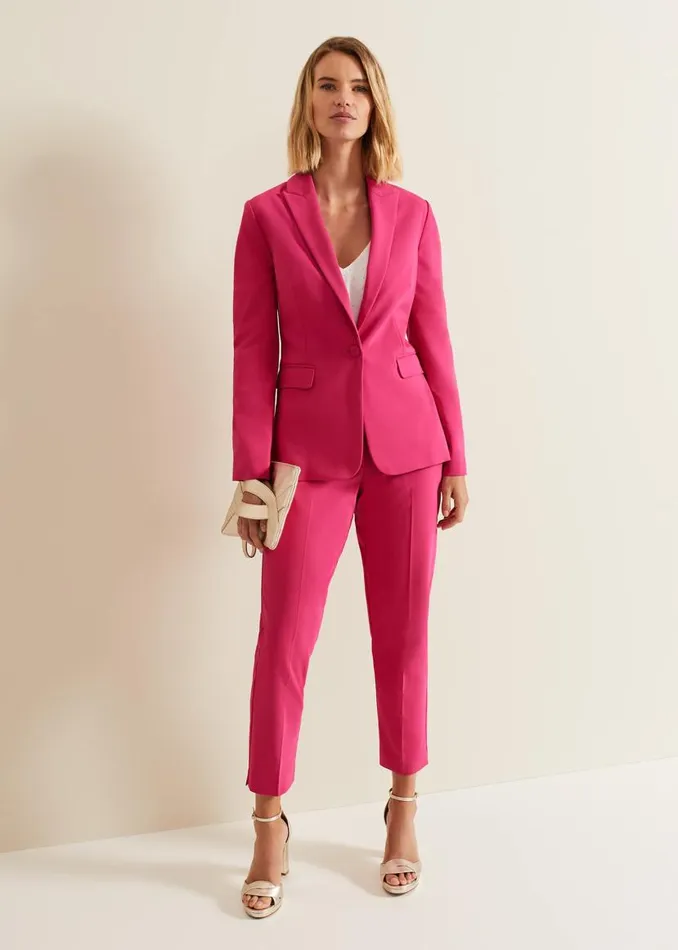Phase Eight Jackets Ulrica Fitted Suit Jacket Hot Pink 8211 Women