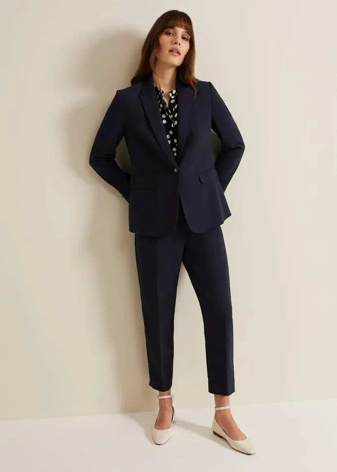 Phase Eight Jackets Ulrica Fitted Suit Jacket Navy 8211 Women