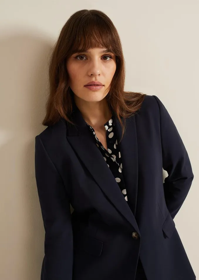 Phase Eight Jackets Ulrica Fitted Suit Jacket Navy 8211 Women