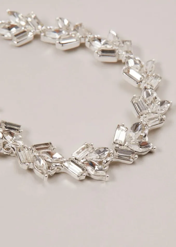 Phase Eight Jewellery Silver Plated Stone Cluster Bracelet Silver 8211 Women