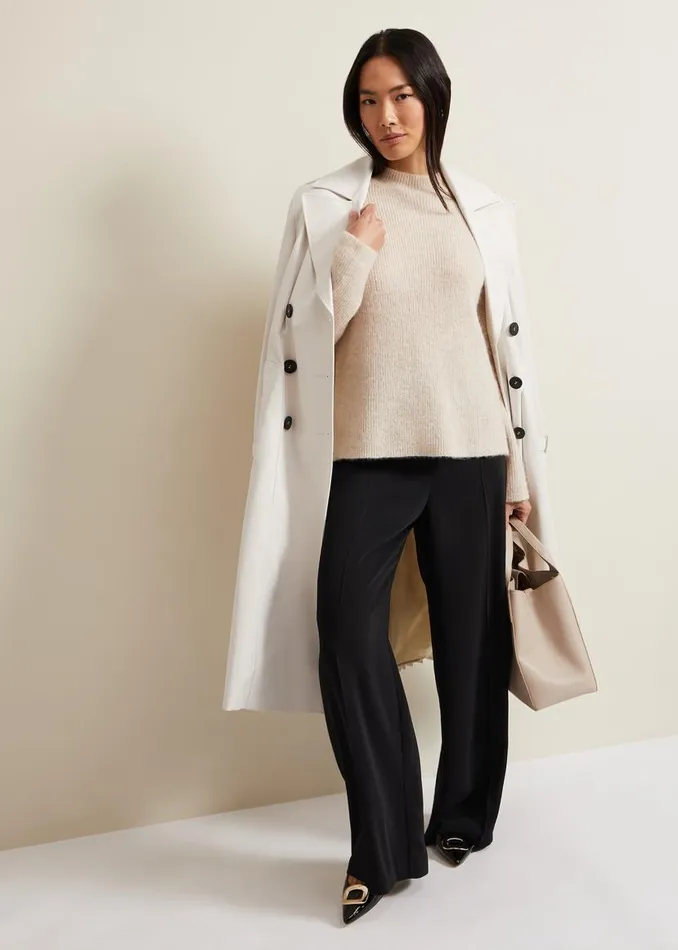 Phase Eight Knitwear Connie Mohair Blend Jumper Stone 8211 Women