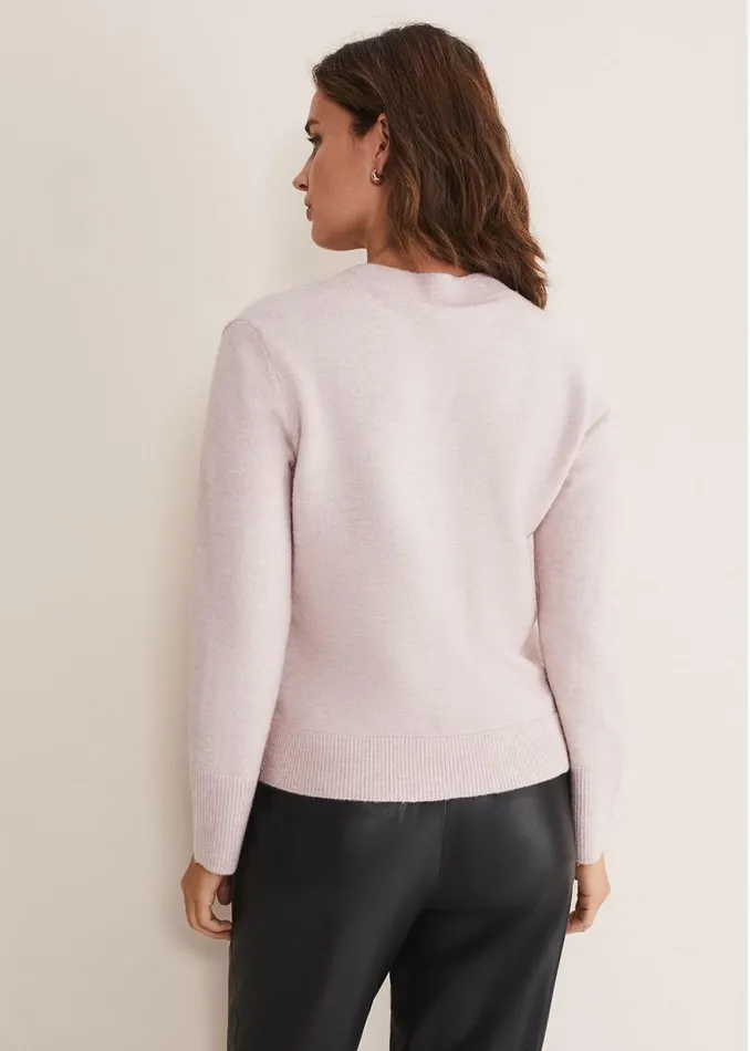 Phase Eight Knitwear Ima Cosy Cardigan Soft Pink 8211 Women