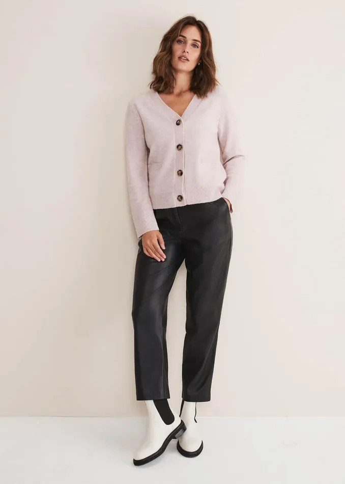 Phase Eight Knitwear Ima Cosy Cardigan Soft Pink 8211 Women