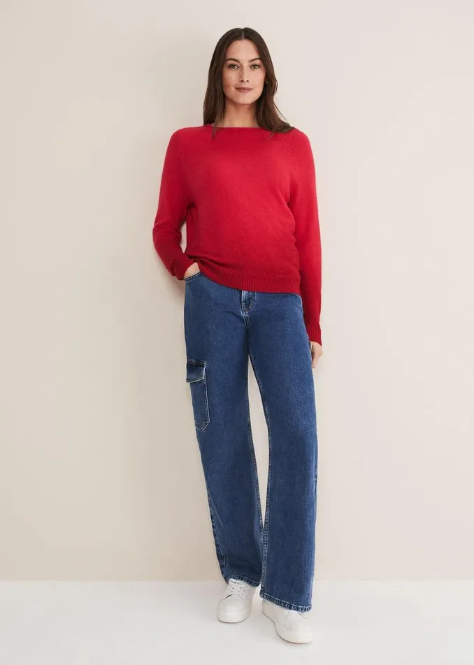 Phase Eight Knitwear Jen Mohair Dip Dye Knit Hot Pink 8211 Women