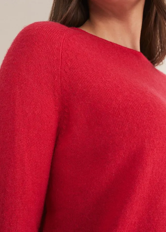 Phase Eight Knitwear Jen Mohair Dip Dye Knit Hot Pink 8211 Women