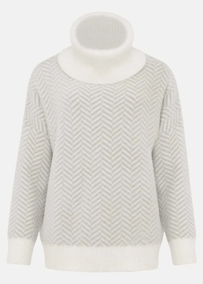 Phase Eight Knitwear Jess Chevron Jacquard Chunky Jumper Pale Grey 8211 Women Phase Eight Knitwear Jess Chevron Jacquard Chunky Jumper Pale Grey 8211 Women