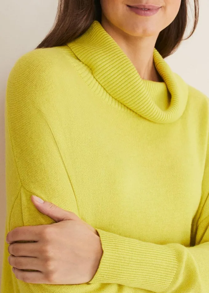 Phase Eight Knitwear Maltia Asymmetric Hem Jumper Lime 8211 Women