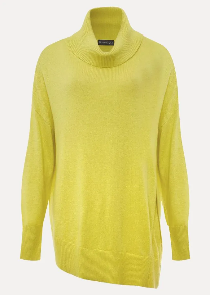 Phase Eight Knitwear Maltia Asymmetric Hem Jumper Lime 8211 Women