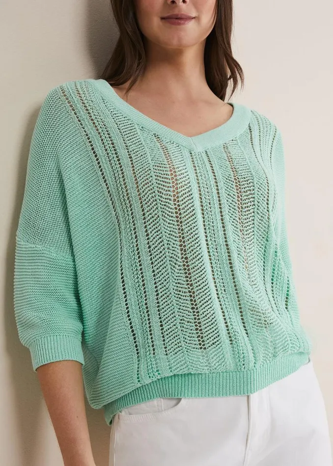 Phase Eight Knitwear Nadia Tape Knit Mint 8211 Women