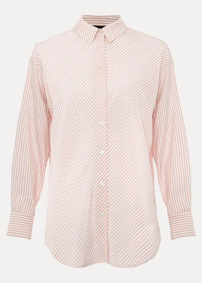 Phase Eight Shirts and Blouses Bernice Stripe Shirt Whitepink 8211 Women