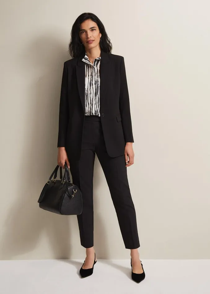 Phase Eight Shirts and Blouses Leinani Mark Making Print Blouse Blackmulti 8211 Women