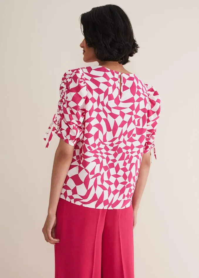 Phase Eight Shirts and Blouses Marnie Geo Top Multicoloured 8211 Women