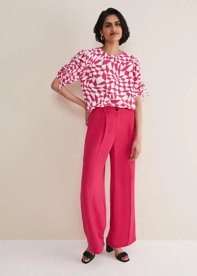Phase Eight Shirts and Blouses Marnie Geo Top Multicoloured 8211 Women