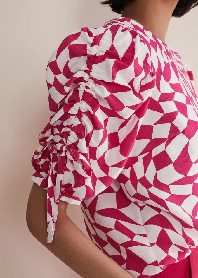 Phase Eight Shirts and Blouses Marnie Geo Top Multicoloured 8211 Women