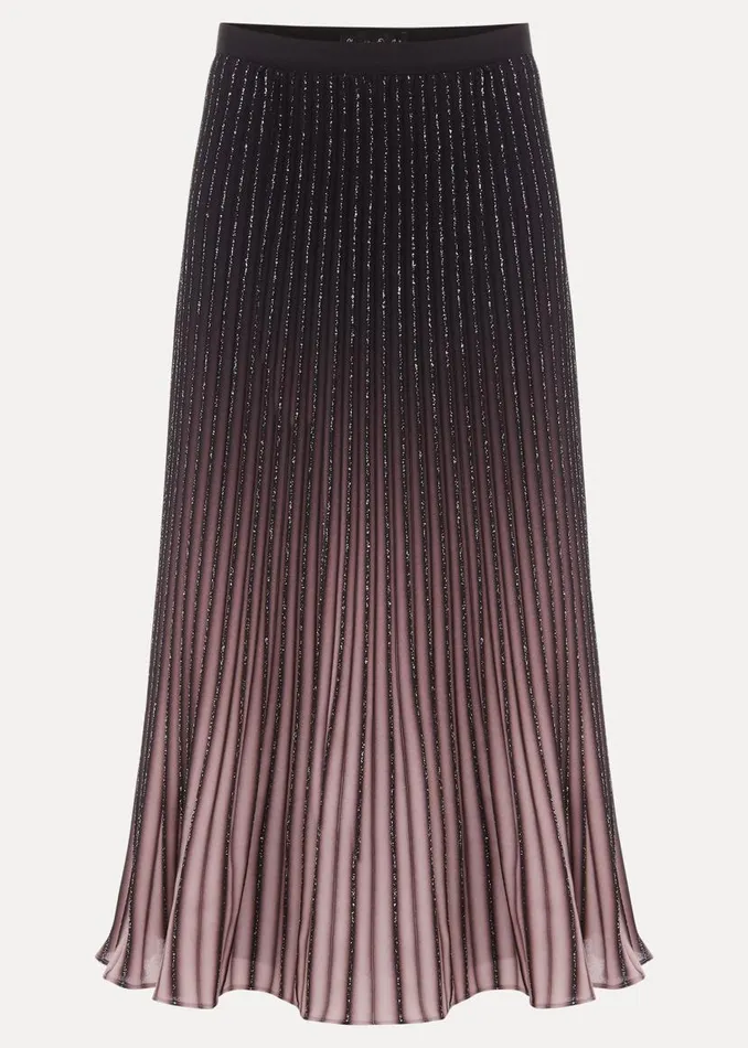 Phase Eight Skirts Estella Ombre Midi Skirt Blackcappucino 8211 Women