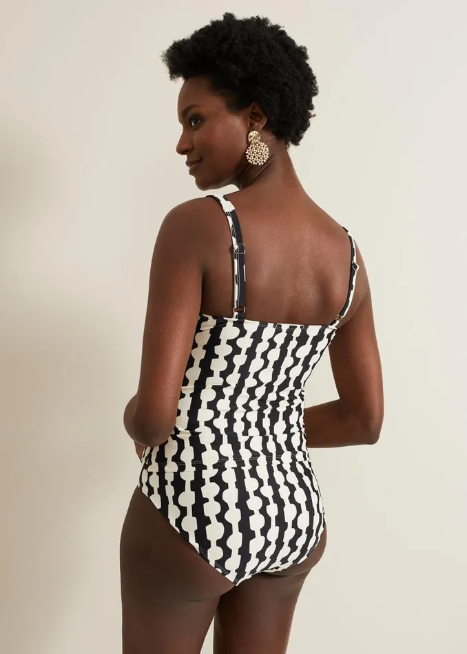 Phase Eight Swimwear Lara Tankini Top Black 8211 Women
