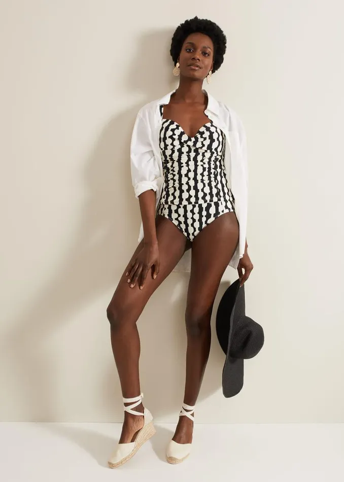 Phase Eight Swimwear Lara Tankini Top Black 8211 Women
