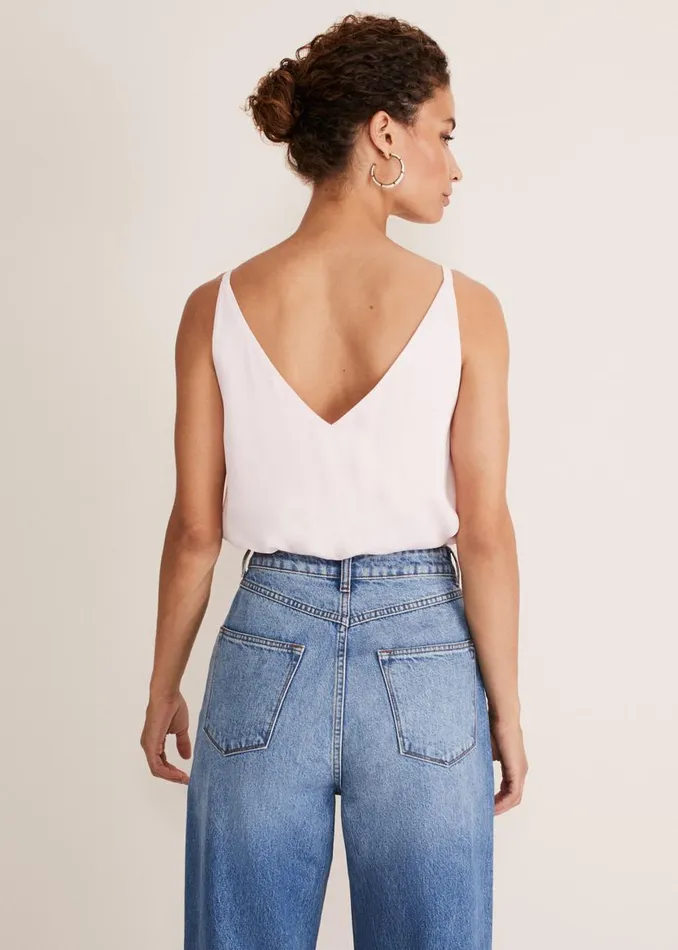 Phase Eight Tops and TShirts Alanis Cami Top Pale Pink 8211 Women