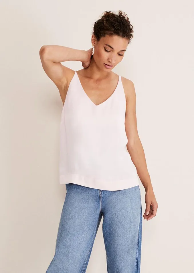Phase Eight Tops and TShirts Alanis Cami Top Pale Pink 8211 Women