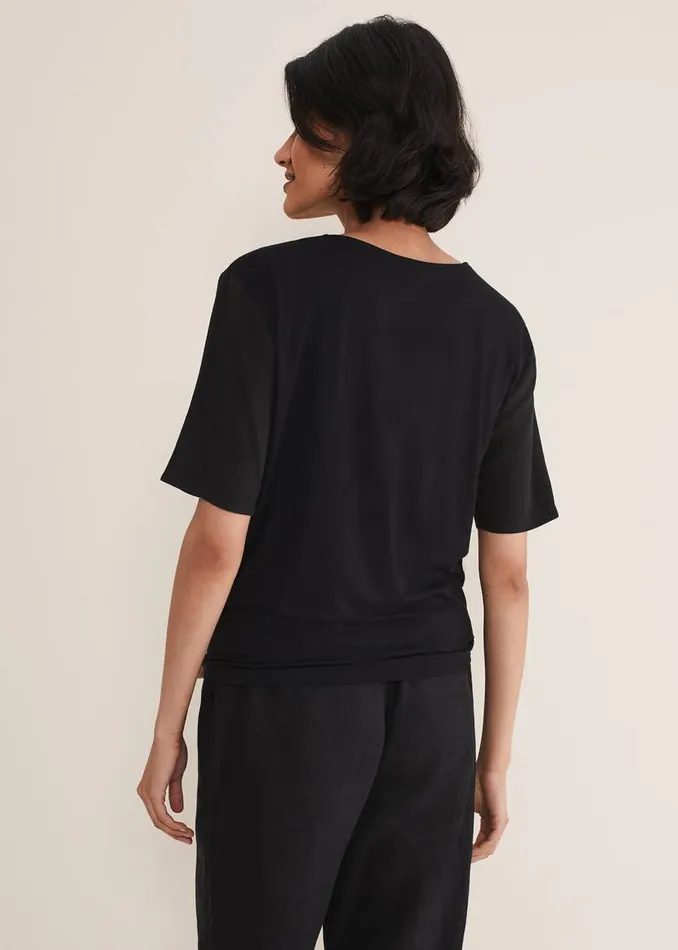 Phase Eight Tops and TShirts Arie Abstract Top Stoneblack 8211 Women