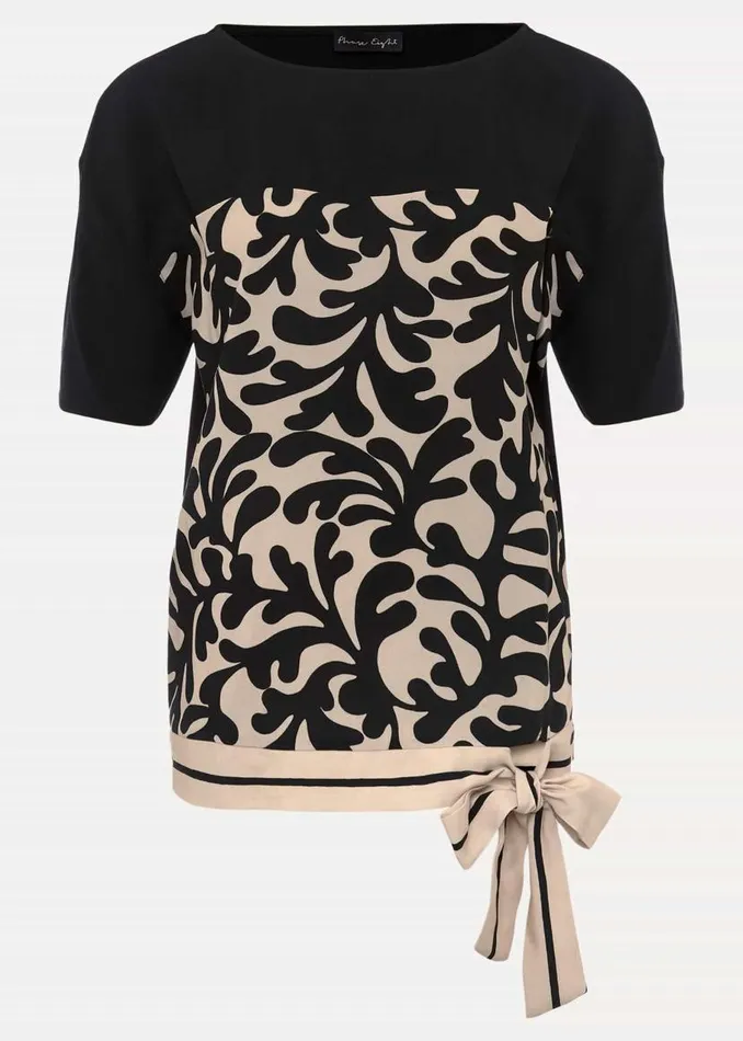 Phase Eight Tops and TShirts Arie Abstract Top Stoneblack 8211 Women