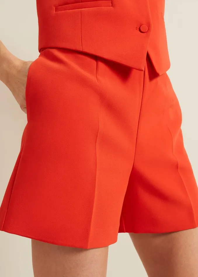 Phase Eight Trousers Aubrina Red Smart Shorts Red 8211 Women