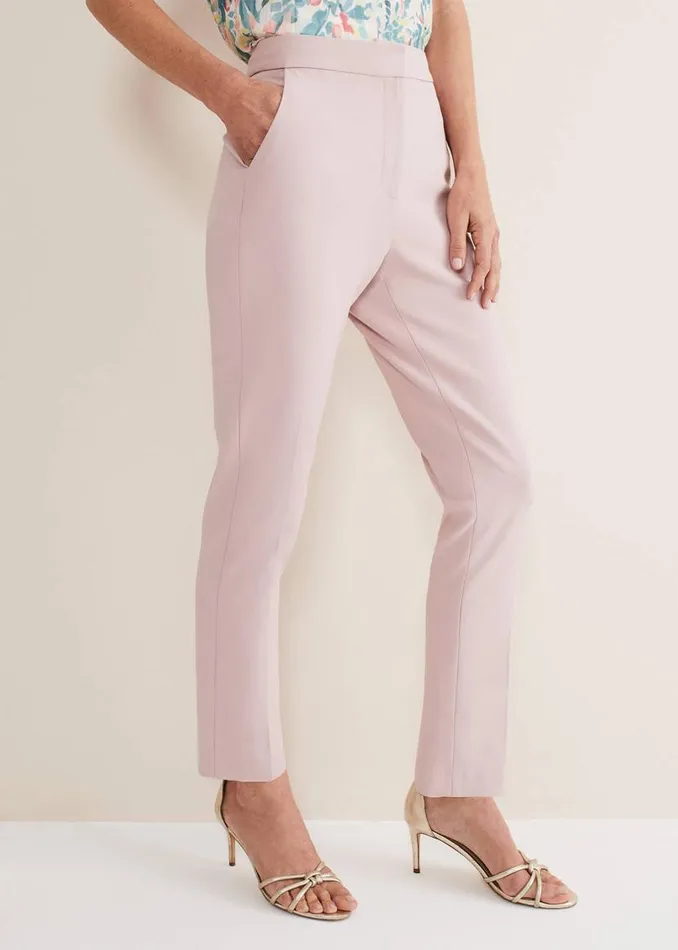 Phase Eight Trousers Eira Cigarette Trousers Soft Pink 8211 Women