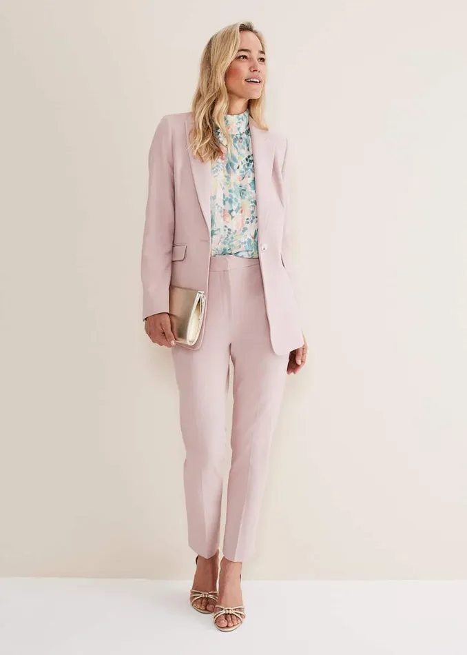 Phase Eight Trousers Eira Cigarette Trousers Soft Pink 8211 Women