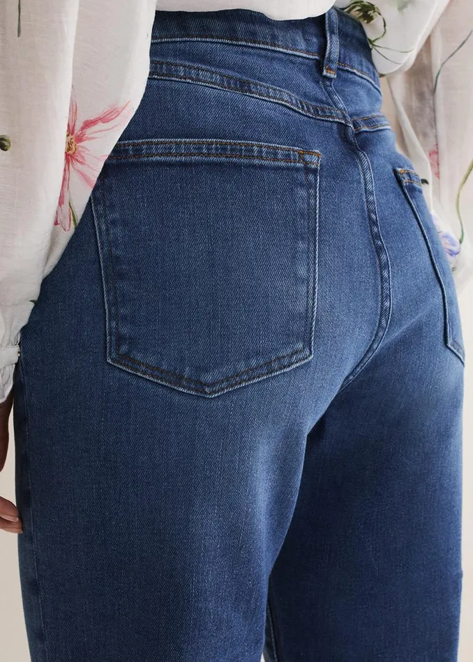 Phase Eight Trousers Karlie Straight Leg Jeans Mid Wash 8211 Women