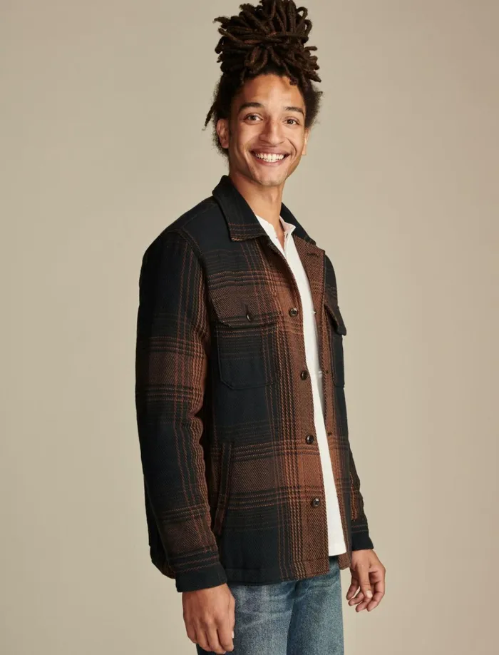 Plaid Shirt Jacket Plaid Multi Men Lucky Brand Shirts and Tops