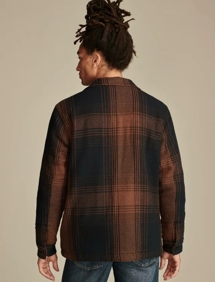 Plaid Shirt Jacket Plaid Multi Men Lucky Brand Shirts and Tops