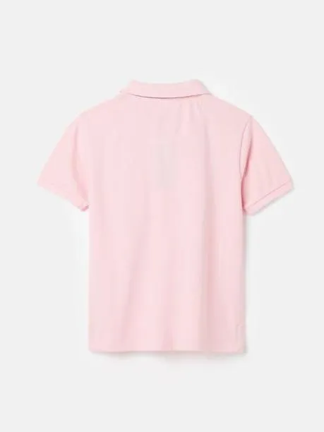 Polo Shirts Boys Joules Pink Pique Cotton Polo Shirt