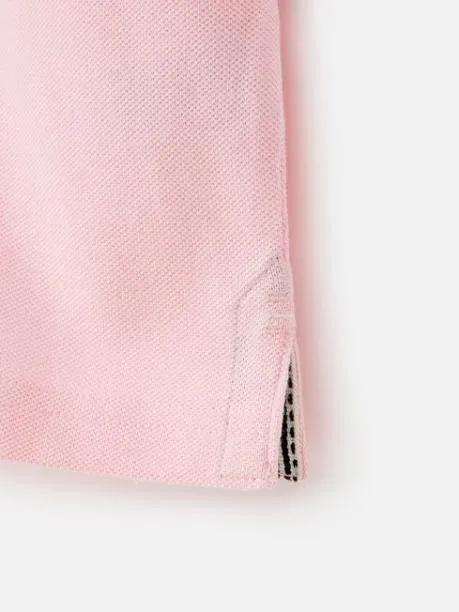 Polo Shirts Boys Joules Pink Pique Cotton Polo Shirt