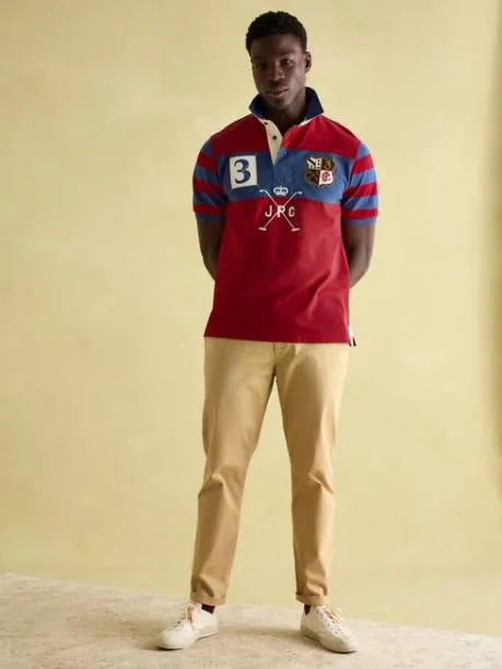 Polo Shirts Men Joules Red Classic Fit Polo Shirt