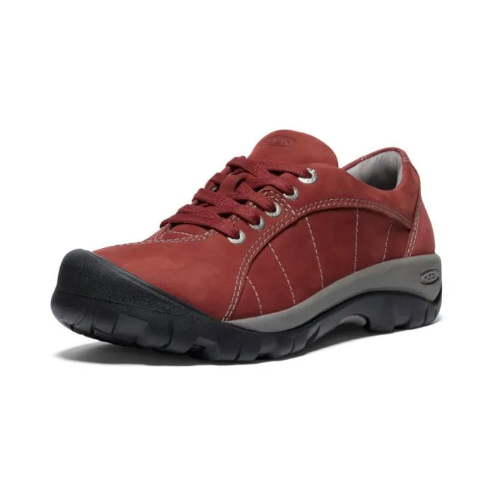 Presidio Fired Brick Leather Oxford Women KEEN Shoes