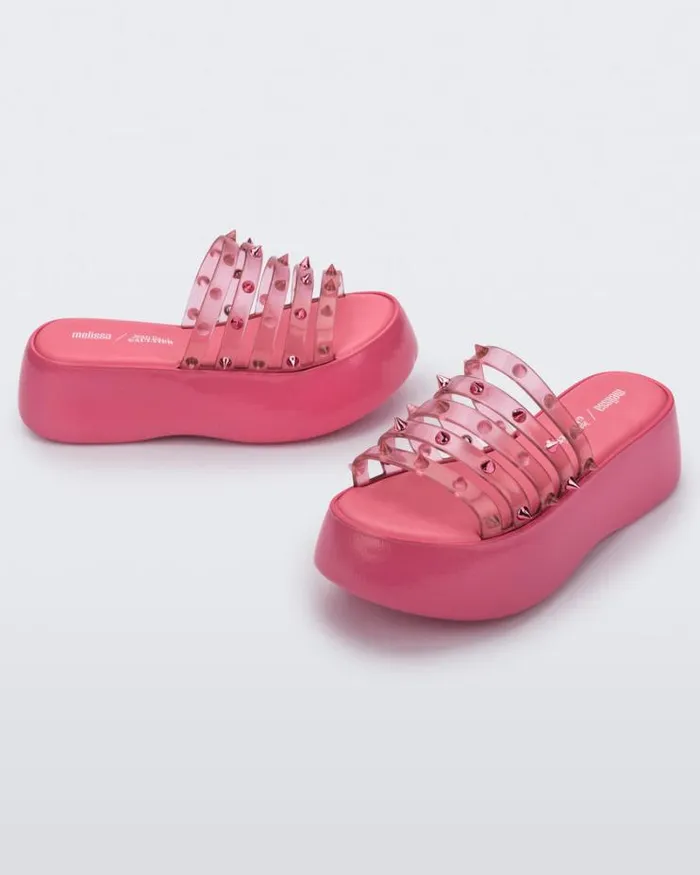 Punk Love Becky Pinktransparent Pink Women Melissa Platforms