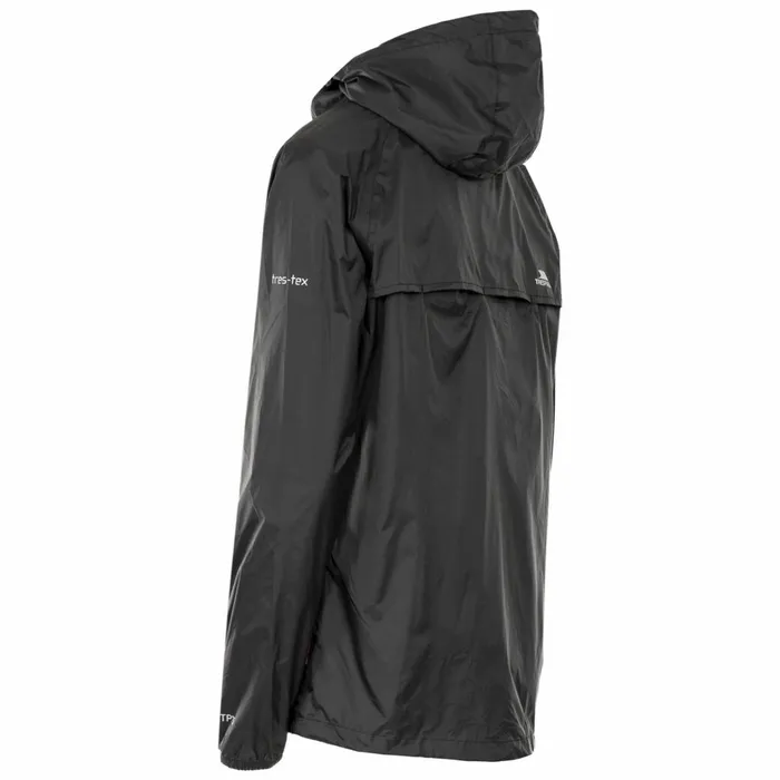 Qikpac Waterproof Packaway Jacket Black Women Trespass Packaway Jackets