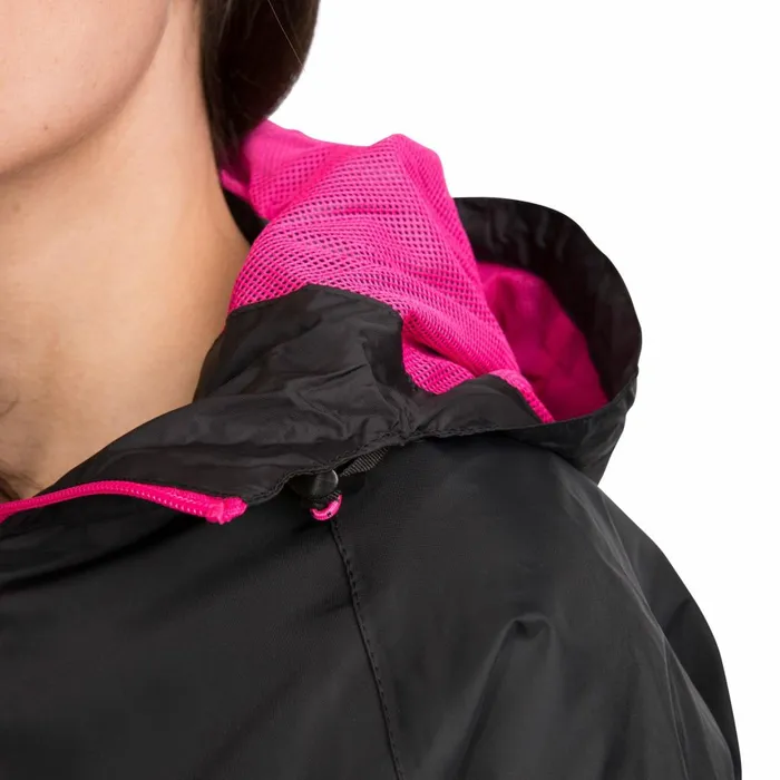 Qikpac Waterproof Packaway Jacket Black Women Trespass Packaway Jackets