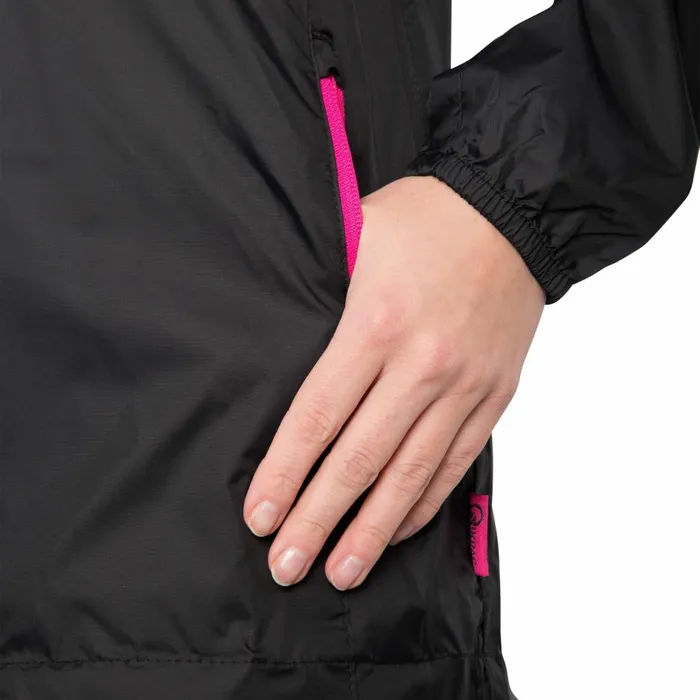 Qikpac Waterproof Packaway Jacket Black Women Trespass Packaway Jackets