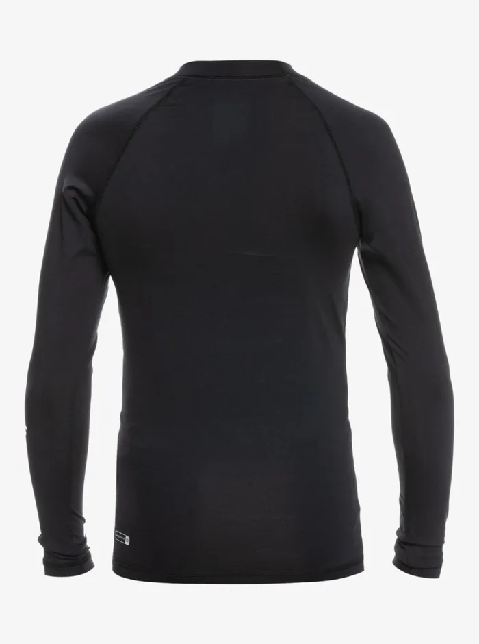 Quiksilver 27 All Time Ls Boy LSL Surf Tee Black Boys Rashguards Quiksilver 27 All Time Ls Boy LSL Surf Tee Black Boys Rashguards