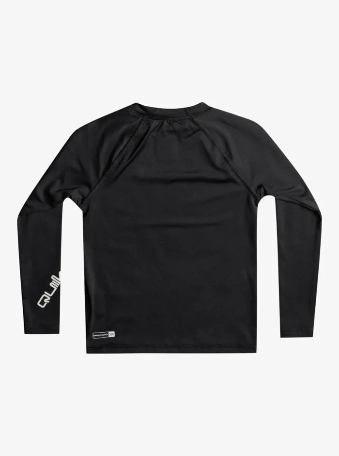 Quiksilver 27 All Time Ls Boy LSL Surf Tee Black Boys Rashguards Quiksilver 27 All Time Ls Boy LSL Surf Tee Black Boys Rashguards