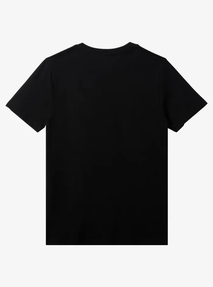 Quiksilver 816 Comp Logo TShirt Black Boys Tees Quiksilver 816 Comp Logo TShirt Black Boys Tees