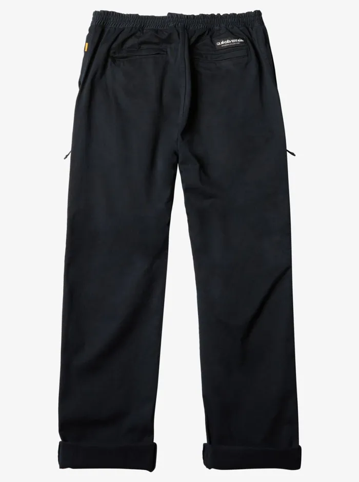 Quiksilver After Surf Elastic Waist Pants Black MensWaterman Pants Quiksilver After Surf Elastic Waist Pants Black MensWaterman Pants