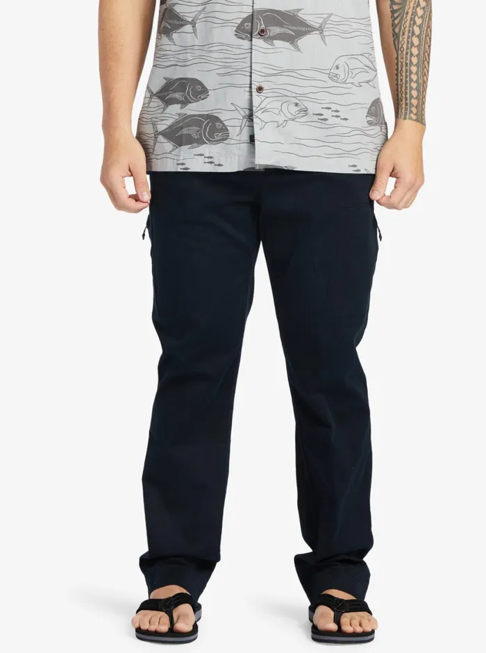 Quiksilver After Surf Elastic Waist Pants Black MensWaterman Pants Quiksilver After Surf Elastic Waist Pants Black MensWaterman Pants