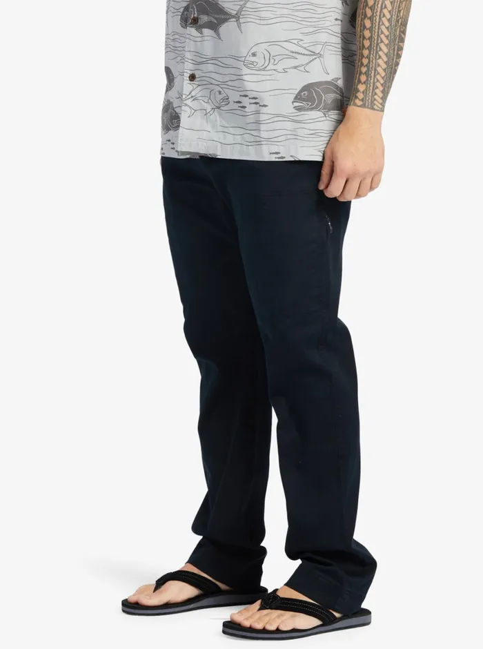 Quiksilver After Surf Elastic Waist Pants Black MensWaterman Pants Quiksilver After Surf Elastic Waist Pants Black MensWaterman Pants