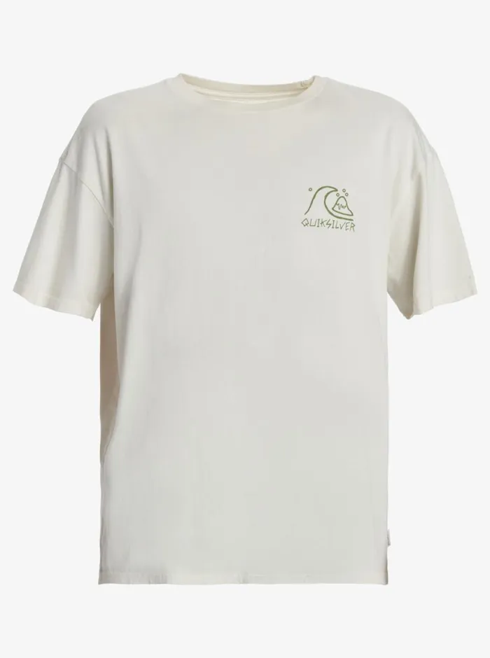 Quiksilver Bag Of Sun TShirt Gardenia Mens Tees Quiksilver Bag Of Sun TShirt Gardenia Mens Tees