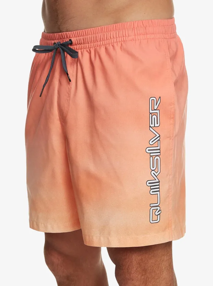 Quiksilver Everyday Breeze 17034 Volleys Copper Tan Mens Elastic Waist Quiksilver Everyday Breeze 17034 Volleys Copper Tan Mens Elastic Waist